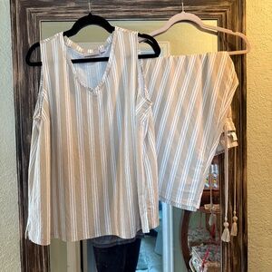 Kim Gravel two piece cabana beach set